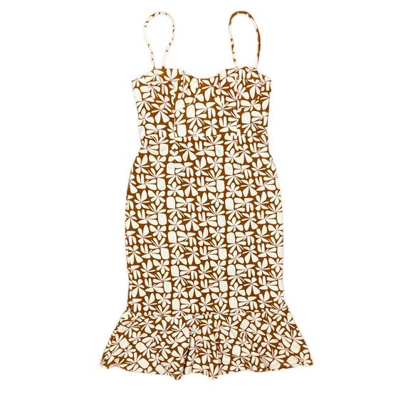 Anthropologie Hutch Floral Slim Midi Dress Sweetheart Neck Strappy Size XL NEW - Picture 4 of 8